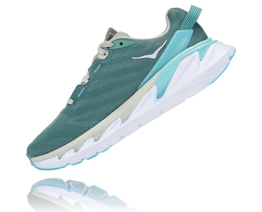 Hoka One One Elevon 2 Löparskor Dam - Blå/Vita - HQMDO-4860